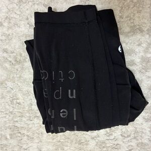 Lululemon athletica Jet Black Leggings